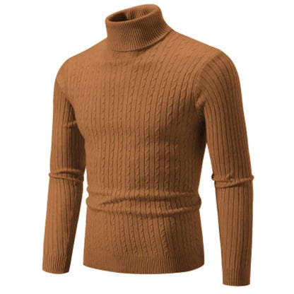 Men’s Wool Turtleneck – Casual Knitwear, Lightweight & Warm