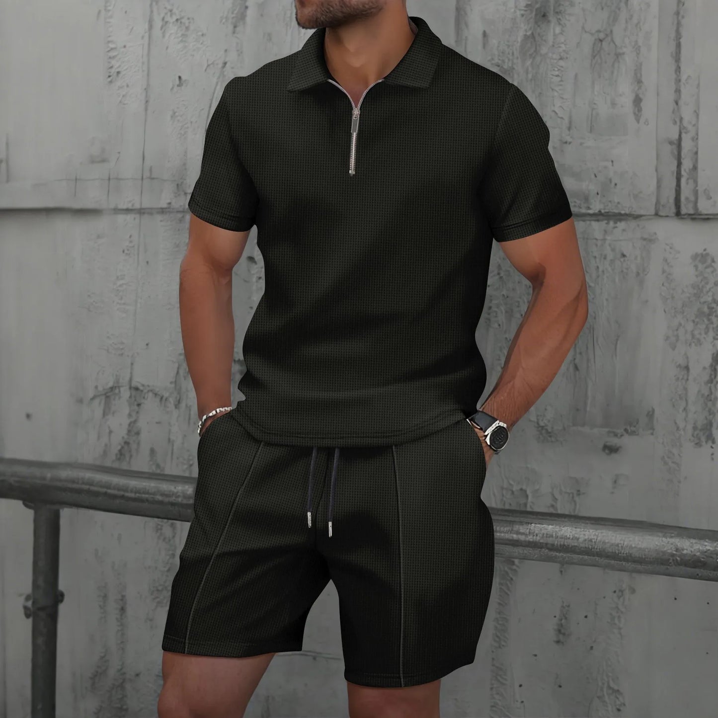 Slim Fit Polo Set – Timeless Luxury Wear