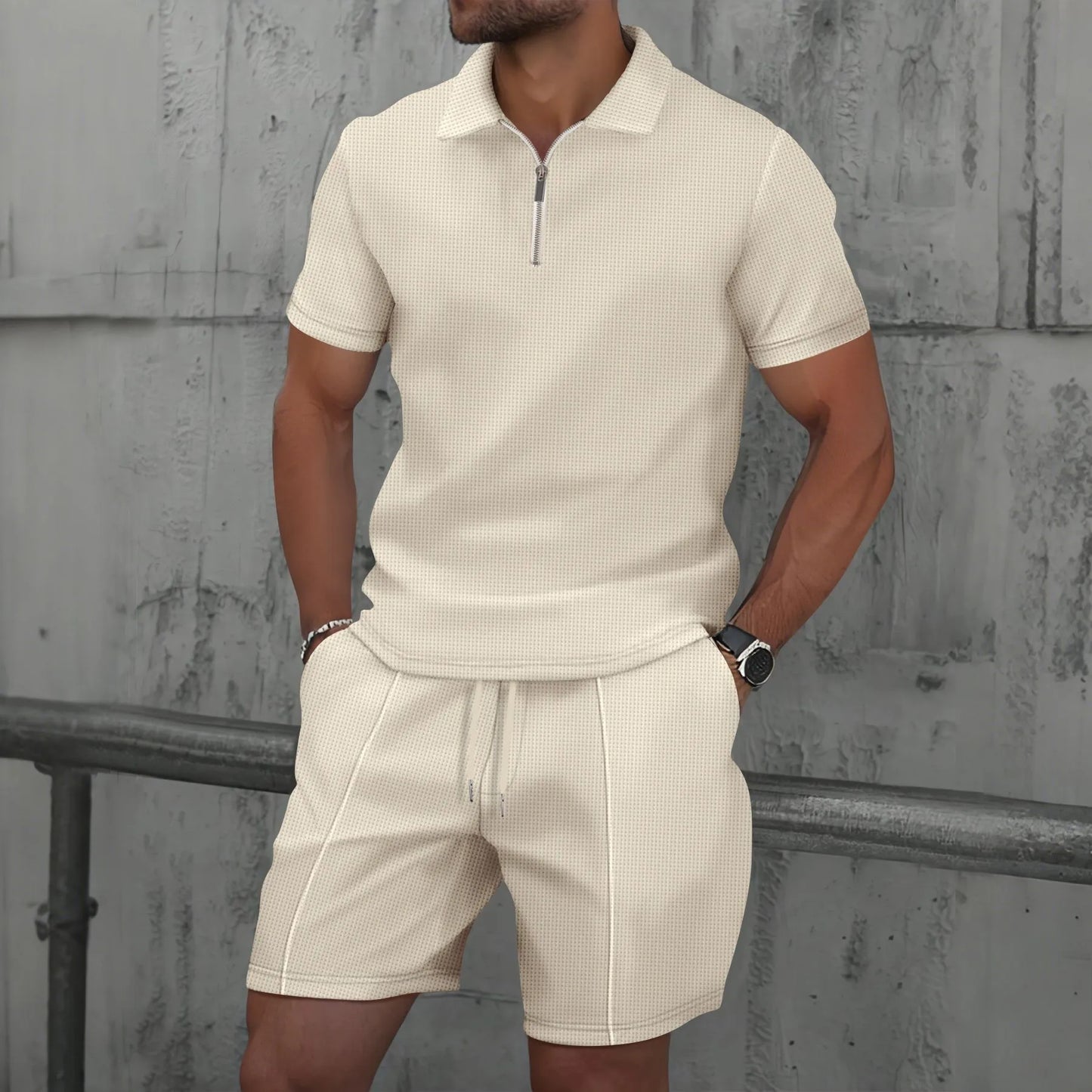Slim Fit Polo Set – Timeless Luxury Wear