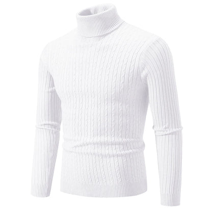 Men’s Wool Turtleneck – Casual Knitwear, Lightweight & Warm