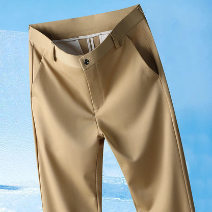 Men’s Summer Slim Pants – Lightweight Stretch Comfort