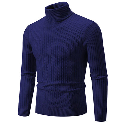 Men’s Wool Turtleneck – Casual Knitwear, Lightweight & Warm