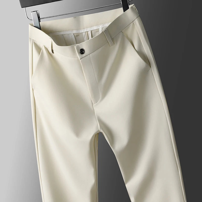 Men’s Summer Slim Pants – Lightweight Stretch Comfort